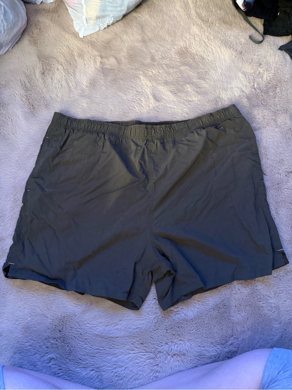 Men's Olive Green Swim Trunks
